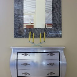 00_Mueble en plata y negro - Imagen 1