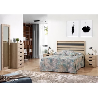 Dormitorio elegante en colores actuales - Imagen 1