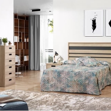 Dormitorio elegante en colores actuales - Imagen 1