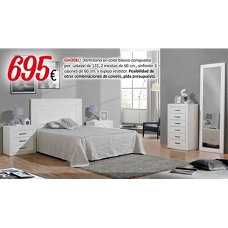 Dormitorio en color blanco - Imagen 1