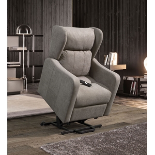 GM997_Sillón de sistema eléctrico con 2 motores, con elevador gris - Imagen 2