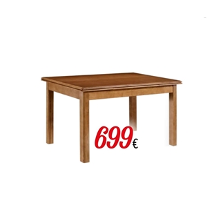 Mesa de comedor en castaño - Imagen 1