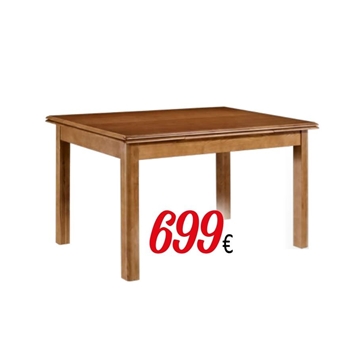 Mesa de comedor en castaño - Imagen 1